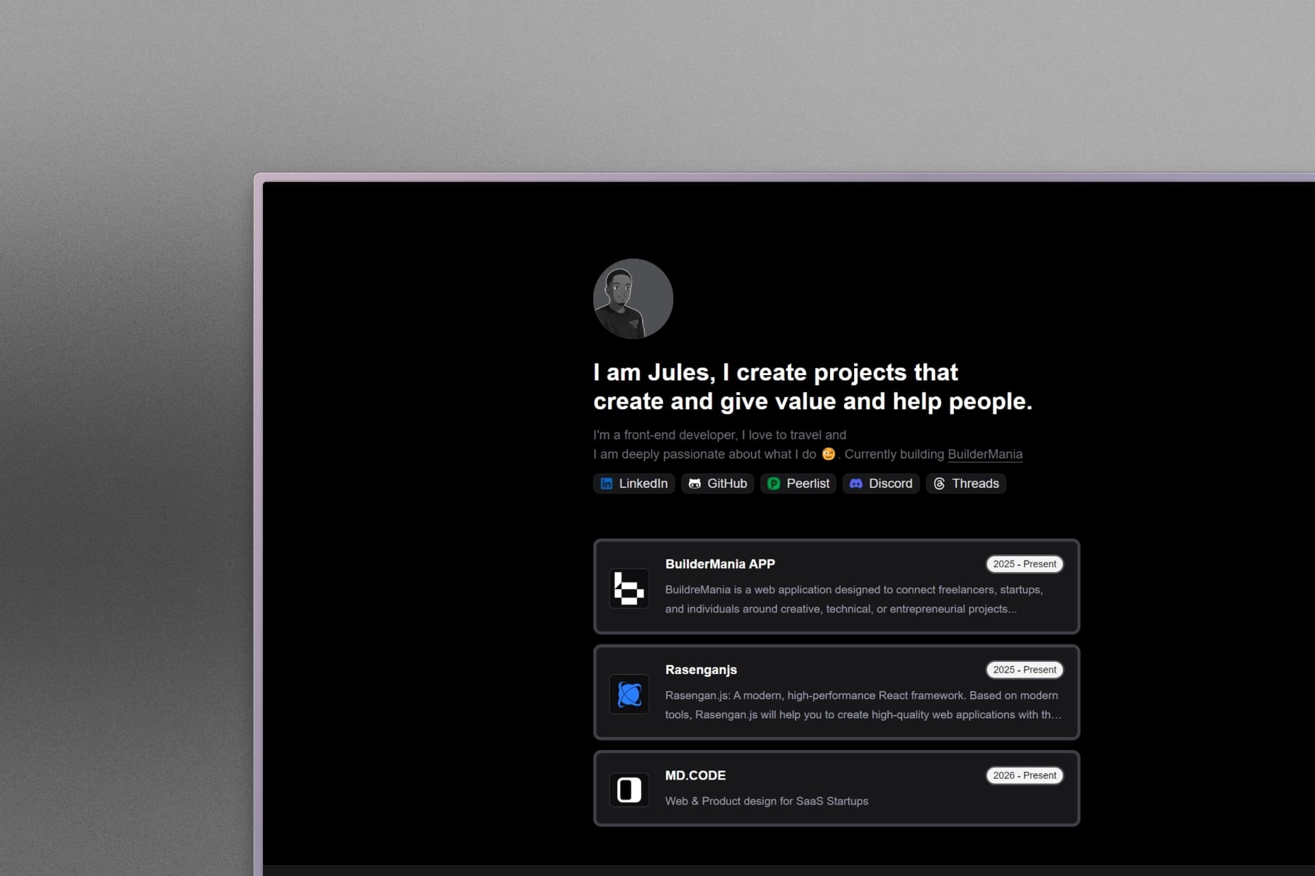 Portfolio Project